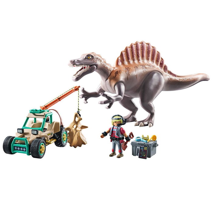 Playmobil 71820 Spinosaure, chercheur et véhicule à grue pivotante Playmobil 71820 Spinosaure, chercheur et véhicule à grue pivotante
