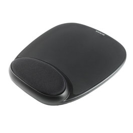Kensington Tapis de Souris avec Repose-Poignets en Gel - Confort Optimal pour Poignet et Main - Noir