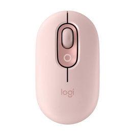Logitech Souris Sans Fil Pop Mouse Rose - Bluetooth 5.1, Design Ergo, 4 Boutons Personnalisables, 24 Mois d’Autonomie