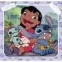 CLEMENTONI - Puzzle Disney Stitch - 3 Puzzles de 48 pièces - Taille finale : 21 x 20.5 cm