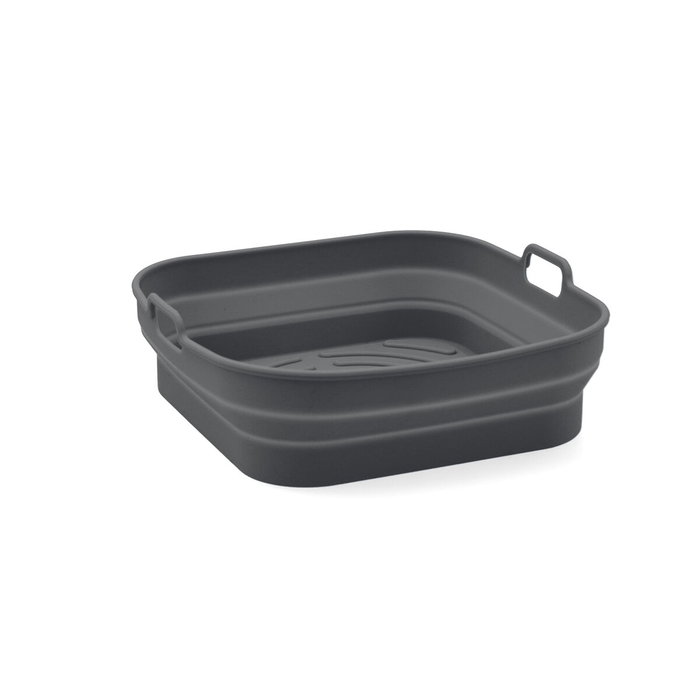 Quid Panier Carré Silicone Pliable Naturalia Gris 20x20x8 cm (12 Unités) Quid Panier Carré Silicone Pliable Naturalia Gris 20x20x8 cm (12 Unités)
