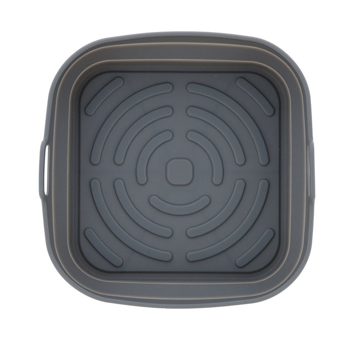 Quid Panier Carré Silicone Pliable Naturalia Gris 20x20x8 cm (12 Unités) Quid Panier Carré Silicone Pliable Naturalia Gris 20x20x8 cm (12 Unités)