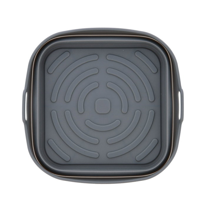 Quid Panier Carré Silicone Pliable Naturalia Gris 20x20x8 cm (12 Unités) Quid Panier Carré Silicone Pliable Naturalia Gris 20x20x8 cm (12 Unités)