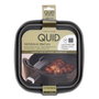 Quid Panier Carré Silicone Pliable Naturalia Gris 20x20x8 cm (12 Unités)