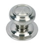 POMO Pomo sphérique fixe en acier inoxydable 85mm pour portes d'entrée (Lot de 2)