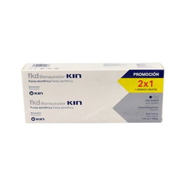 KIN FLUOR Dentifrice Blanchissant 125 ml (Pack de 2)