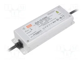 MEAN WELL ELG-75-C500 Alimentation LED 75W 500mA 75-150VDC