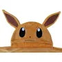 Pokémon - Plaid polaire à capuche 3D Eevee (Évoli) - Cosplay - Doudoune couverture - 120 x 150 cm - Univers Pokémon