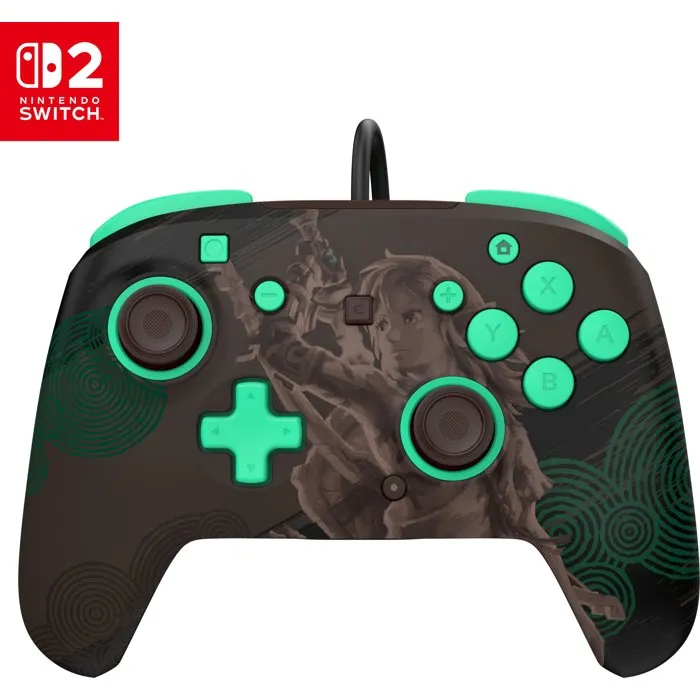 Turtle Beach Manette de gaming filaire Rematch The Legend of Zelda pour Nintendo Switch 2