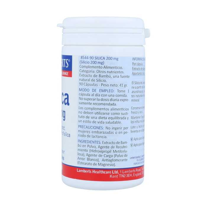 LAMBERTS SILICA Silicium 200 mg 90 capsules LAMBERTS SILICA Silicium 200 mg 90 capsules