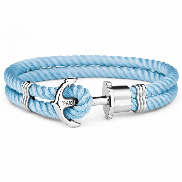 Paul Hewitt Bracelet en Tissu Bleu 15-16cm Paul Hewitt Bracelet en Tissu Bleu 15-16cm
