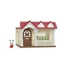 Sylvanian Families - La Maison Framboise - Maison miniature pour bébé avec lit toboggan et connectable aux autres maisons du village - Marron, rouge et beige