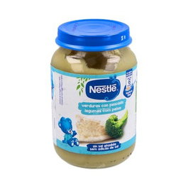 NESTLE Verduras con pescado 190 g