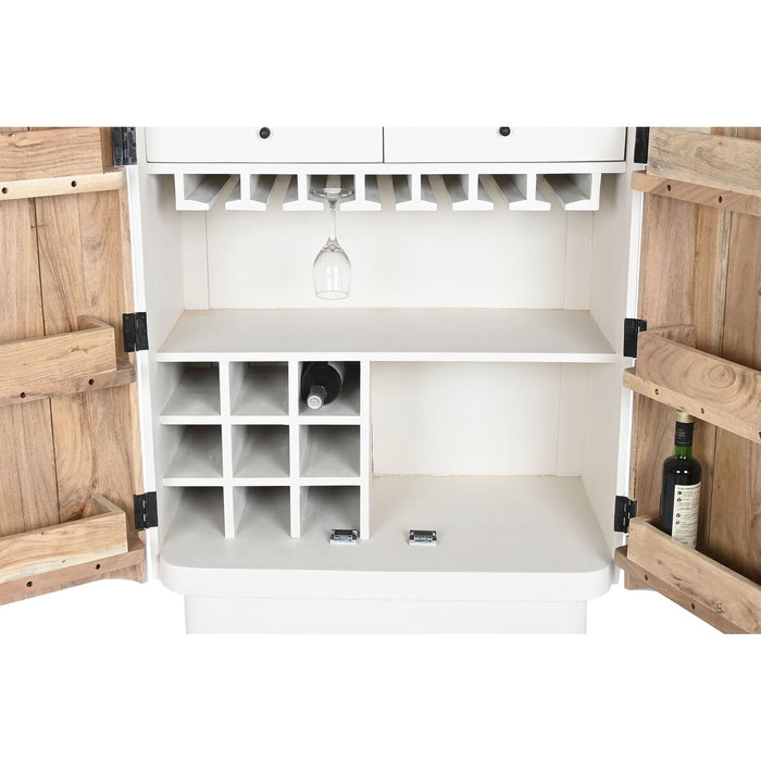 Home ESPRIT Range Bouteilles Buffet Blanc Naturel