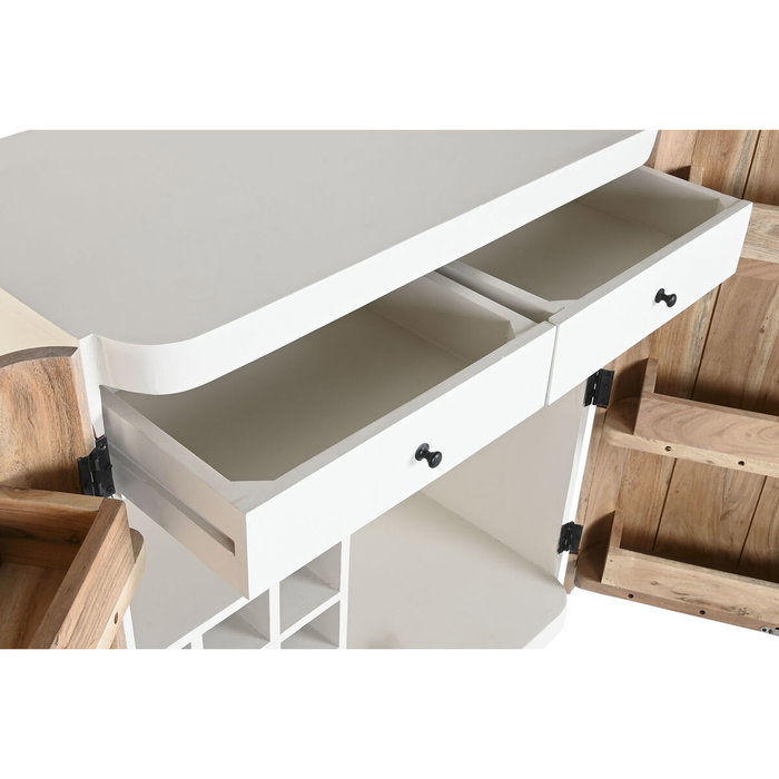 Home ESPRIT Range Bouteilles Buffet Blanc Naturel