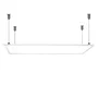 Panel LED Superslim 72W 7.200Lm 120x60cm Blanc avec Télécommande (Intensité-CCT) 40.000H [HO-PANMB595119572W-RC]