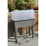 Riviera - Iziserre - Couvercle de serre tunnel de forçage pour table de culture Izigarden 77x37x27 cm - Translucide avec aérateurs - Fabriqué en France