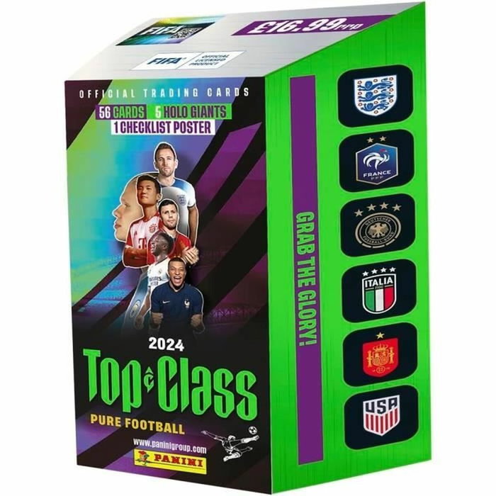 Panini Box de stickers TOP CLASS FIFA 2024 TC (61 cartes)