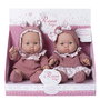 Rosa Toys Rosa Jumeaux Gorditos 3019 Rosa Toys Poupées en Vinyle avec Ensemble Rose et Fleurs, Âge +3 Ans