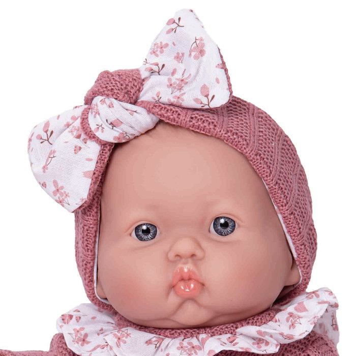 Rosa Toys Rosa Jumeaux Gorditos 3019 Rosa Toys Poupées en Vinyle avec Ensemble Rose et Fleurs, Âge +3 Ans