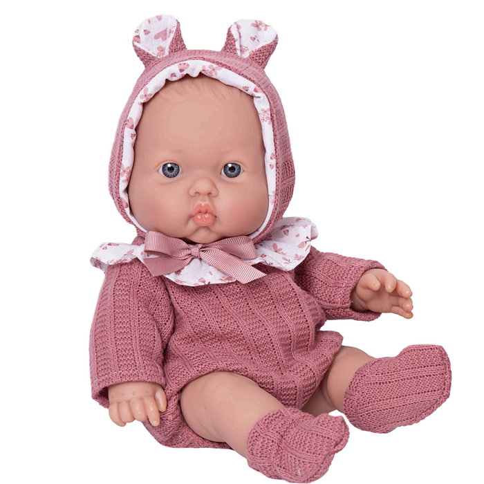 Rosa Toys Rosa Jumeaux Gorditos 3019 Rosa Toys Poupées en Vinyle avec Ensemble Rose et Fleurs, Âge +3 Ans