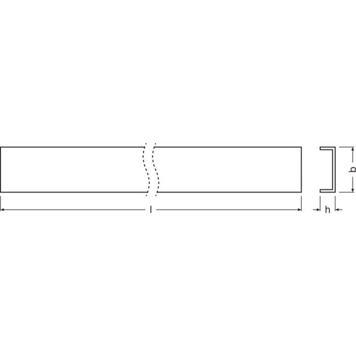Ledvance Profils de diffuseur Ledvance -PC/P02/C/1 1M