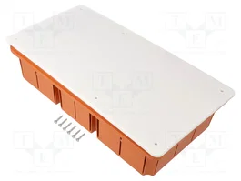 PAWBOL Boîtier d'installation Orange avec couvercle blanc
