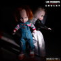 MEZCO TOYZ Set de 2 Poupées Living Dead Dolls Chucky et Tiffany - Figurines Articulées en PVC de 25 cm avec Vêtements en Tissu