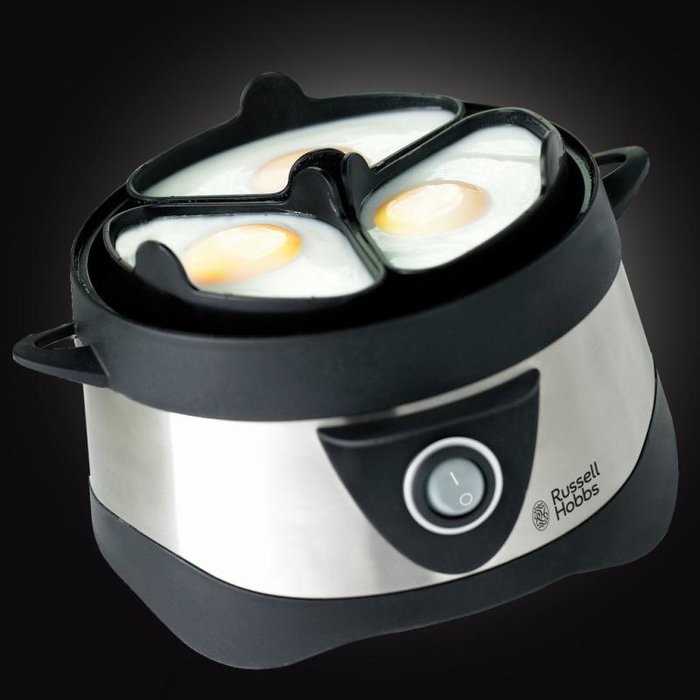 Russell Hobbs Cuiseur à Œufs 7 Œufs Inox Brossé 365W 14048-56 Russell Hobbs Cuiseur à Œufs 7 Œufs Inox Brossé 365W 14048-56