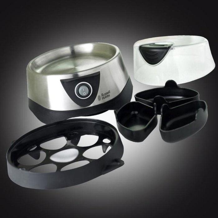 Russell Hobbs Cuiseur à Œufs 7 Œufs Inox Brossé 365W 14048-56 Russell Hobbs Cuiseur à Œufs 7 Œufs Inox Brossé 365W 14048-56