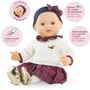 Corolle Grand Poupon Suzanne - Collection Corolle en Fêtes - Poupée 36 cm avec Yeux Dormeurs et Tenue de Fêtes Écossaise - Idéal pour Enfants dès 2 Ans