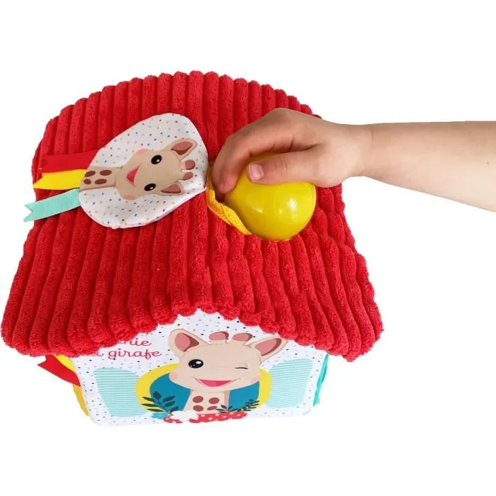 Sophie la Girafe Maison des Découvertes - Maison d'éveil avec cachettes, balles et textures pour stimuler la motricité de bébé