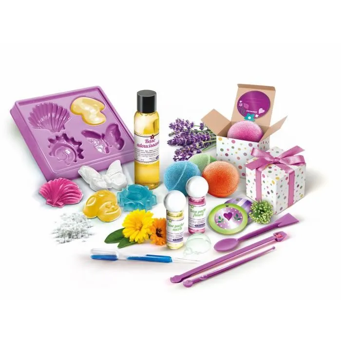 Clementoni Jeu de Création de Savons - Mon Laboratoire des Savons - Kit Scientifique pour Enfants à Partir de 8 Ans - Manuel Illustré Inclus