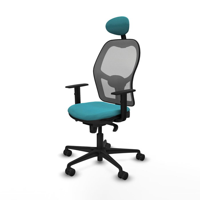 Chaise de Bureau avec Appui-tête Jorquera Piqueras y Crespo 1D036N1 Turquoise