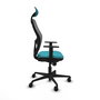 Chaise de Bureau avec Appui-tête Jorquera Piqueras y Crespo 1D036N1 Turquoise
