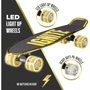 Mondo Ignite Combo Set Tyro - Skateboard lumineux et protections - Or
