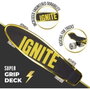 Mondo Ignite Combo Set Tyro - Skateboard lumineux et protections - Or