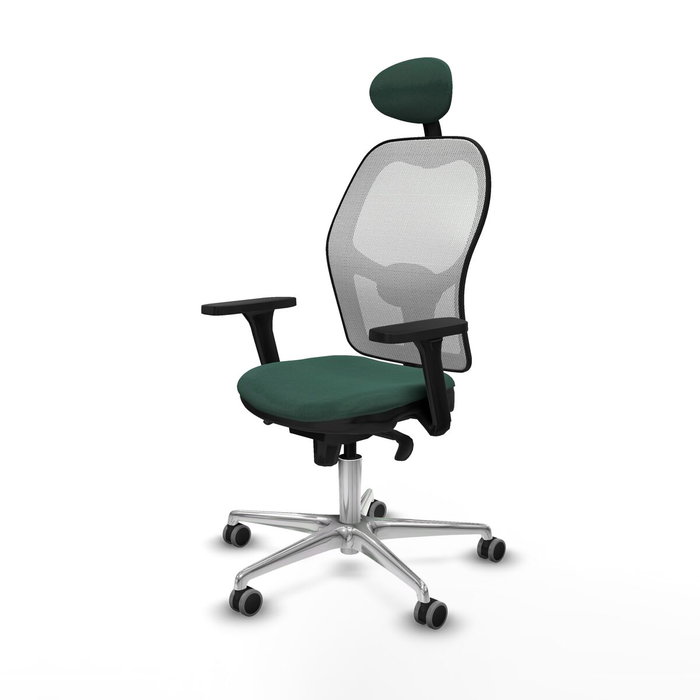 Piqueras y Crespo Chaise de Bureau avec Appui-tête Jorquera 3D086G1 Vert Piqueras y Crespo Chaise de Bureau avec Appui-tête Jorquera 3D086G1 Vert