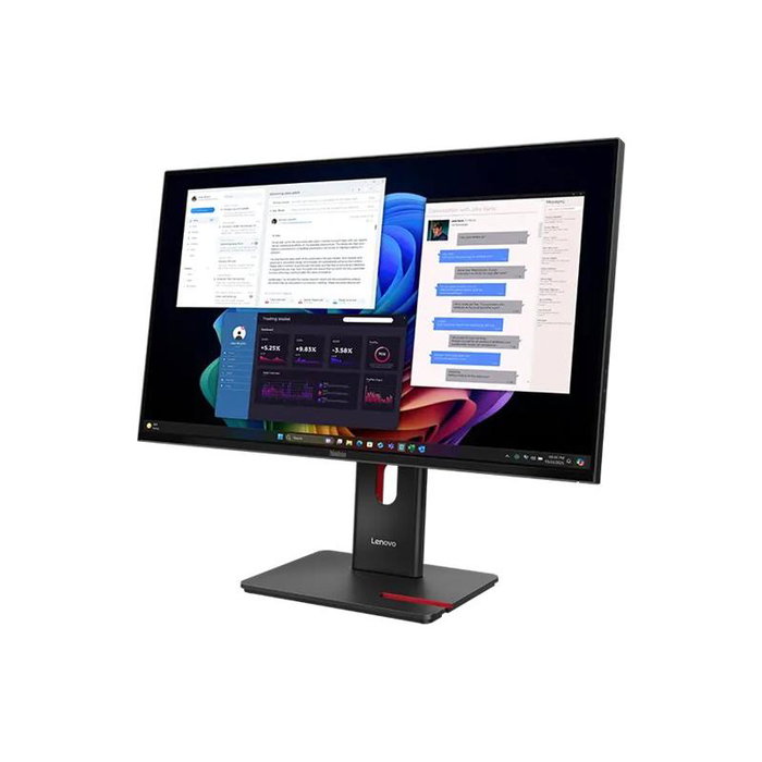 Lenovo Moniteur T27UD-40 (64AFGAT2EU) Écran PC 27" UHD 4K IPS avec port USB-C, HDMI et DisplayPort