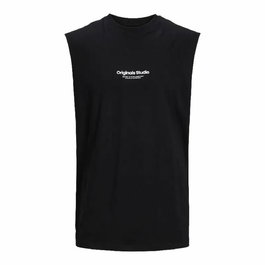 Maillot de Corps sans Manches pour Homme Jack & Jones Jovesterbro Noir