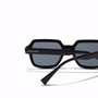 Hawkers Lunettes de Soleil Minimal Carrées Noir Verre Gris