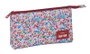 Safta Porte-crayons Décor "Flores Coimbra Bordeaux" 22 x 12 x 3 cm pour Enfants dès 3 ans