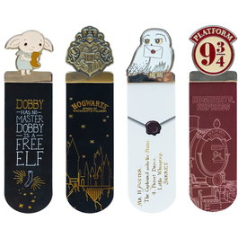 ERIK - Lot de 4 marque-pages Harry Potter - Blister
