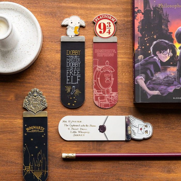 ERIK - Lot de 4 marque-pages Harry Potter - Blister