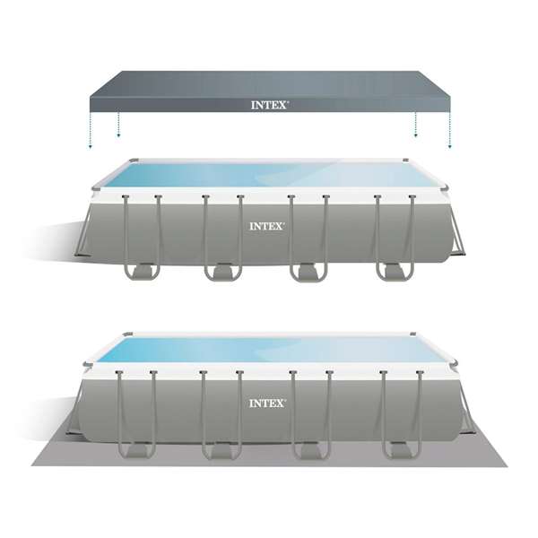 Intex Piscine Ultra XTR Rectangulaire 549 x 274 x 132 cm avec Pompe à Filtre à Sable, PVC, Capacité 17203 L, Recommandé à partir de 6 ans Intex Piscine Ultra XTR Rectangulaire 549 x 274 x 132 cm avec Pompe à Filtre à Sable, PVC, Capacité 17203 L, Recommandé à partir de 6 ans