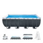 Intex Piscine Ultra XTR Rectangulaire 549 x 274 x 132 cm avec Pompe à Filtre à Sable, PVC, Capacité 17203 L, Recommandé à partir de 6 ans