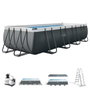 Intex Piscine Ultra XTR Rectangulaire 549 x 274 x 132 cm avec Pompe à Filtre à Sable, PVC, Capacité 17203 L, Recommandé à partir de 6 ans