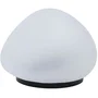 Lumisky SOLENZARA - Lampe solaire décorative galet, LED blanc, diamètre 16 cm