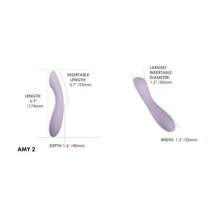 Vibromasseur classique Svakom Bleu pastel Lila