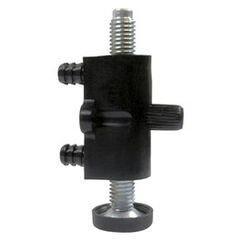 DUVER Pied niveleur réglable noir montage direct d23 M10X80 32mm